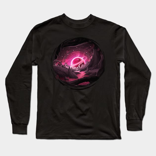 Alien Planet Long Sleeve T-Shirt by Prok_Art